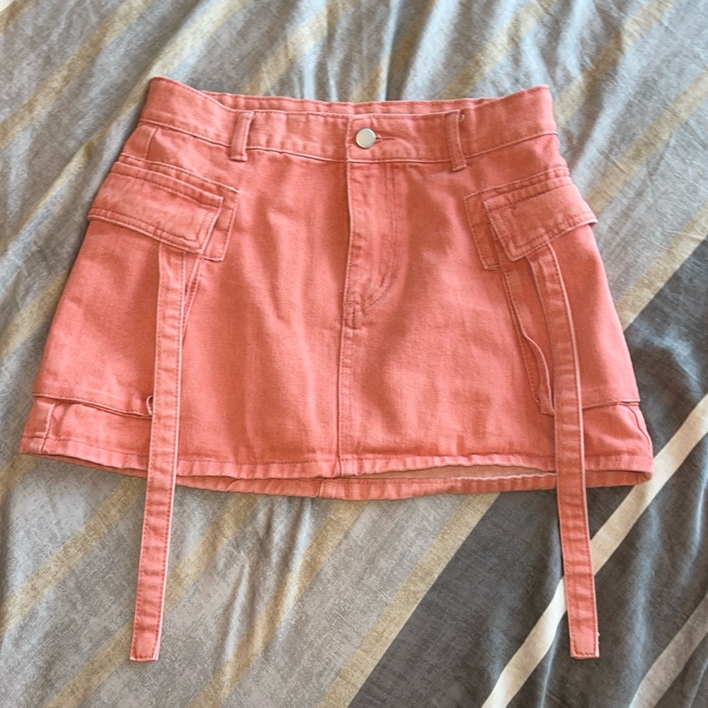 Mini cargo skirt